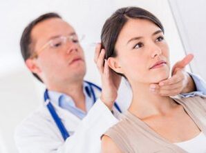 Diagnostics of cervical amchondrosis at a neurologist